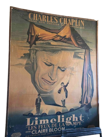 Affiche cinéma originale Chaplin Limelight (1952)